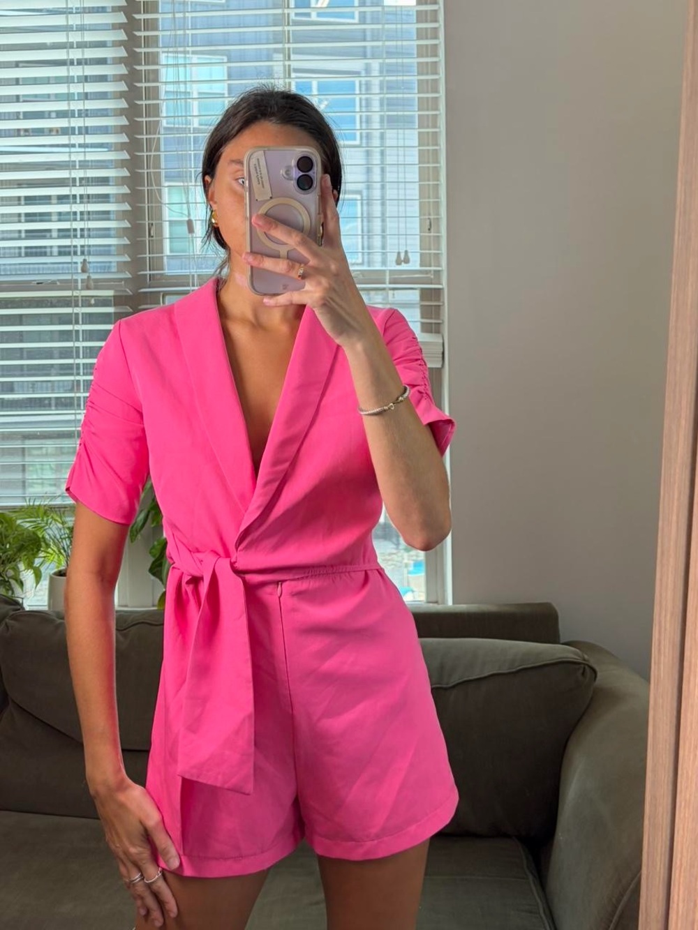 4SI3NNA pink romper